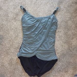 Overlay bathing suit